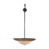 Copper Bauhaus Chandelier par Napako, années 1930