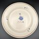 lot 6 flat plates Saint Amand model Prisca flowers