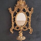 Pair of Louis XV Style Candle Mirror Sconces