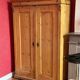 Armoire 2 portes en pin massif, XIXe siècle