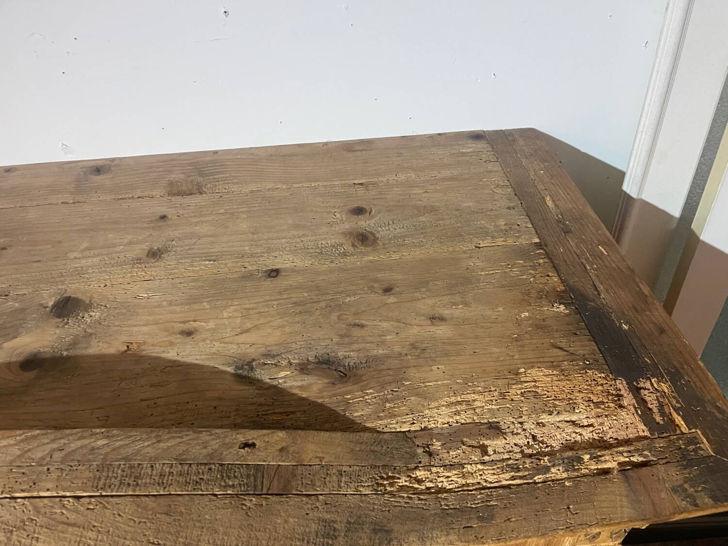 Alsatian fir wardrobe from the late 19th century - Dismantlable