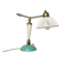 Brass and lacquered metal lamp from the 1950s.