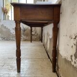 Oak table console