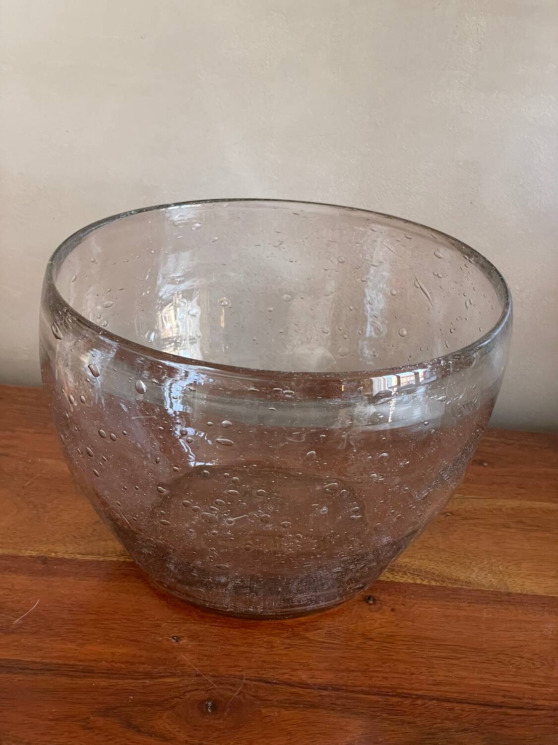 Coupe, saladier  en verre de Biot