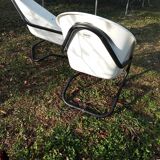 Pair of designer armchairs