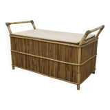 Bamboo bench chest 1960