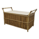 Coffre banc bambou 1960