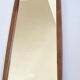 Midcentury Long Teak Wall Mirror, Denmark, 1960s