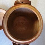 Terracotta pot with lid