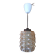 Vintage glass pendant light