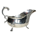 Empire style silver metal sauce boat