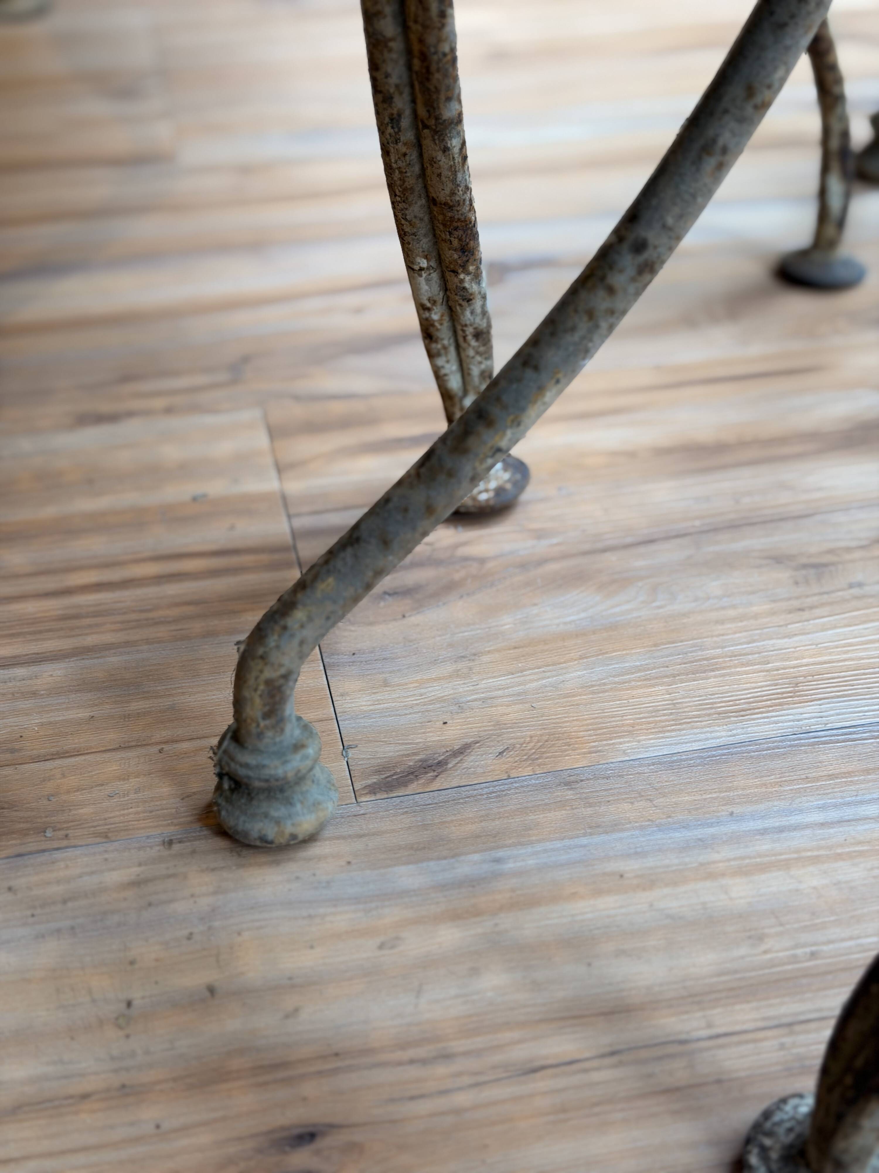 Garden furniture in wrought iron – 19th century, around 1880