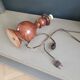 Turned wooden lamp base