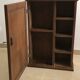 Vintage wooden medicine cabinet
