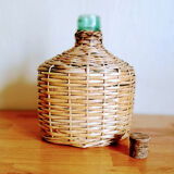 Demijohn wicker bottle