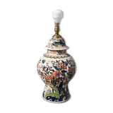 BIG LAMP IN DELFT DE DELFT polychrome decoration THE PARIS LAMPE
