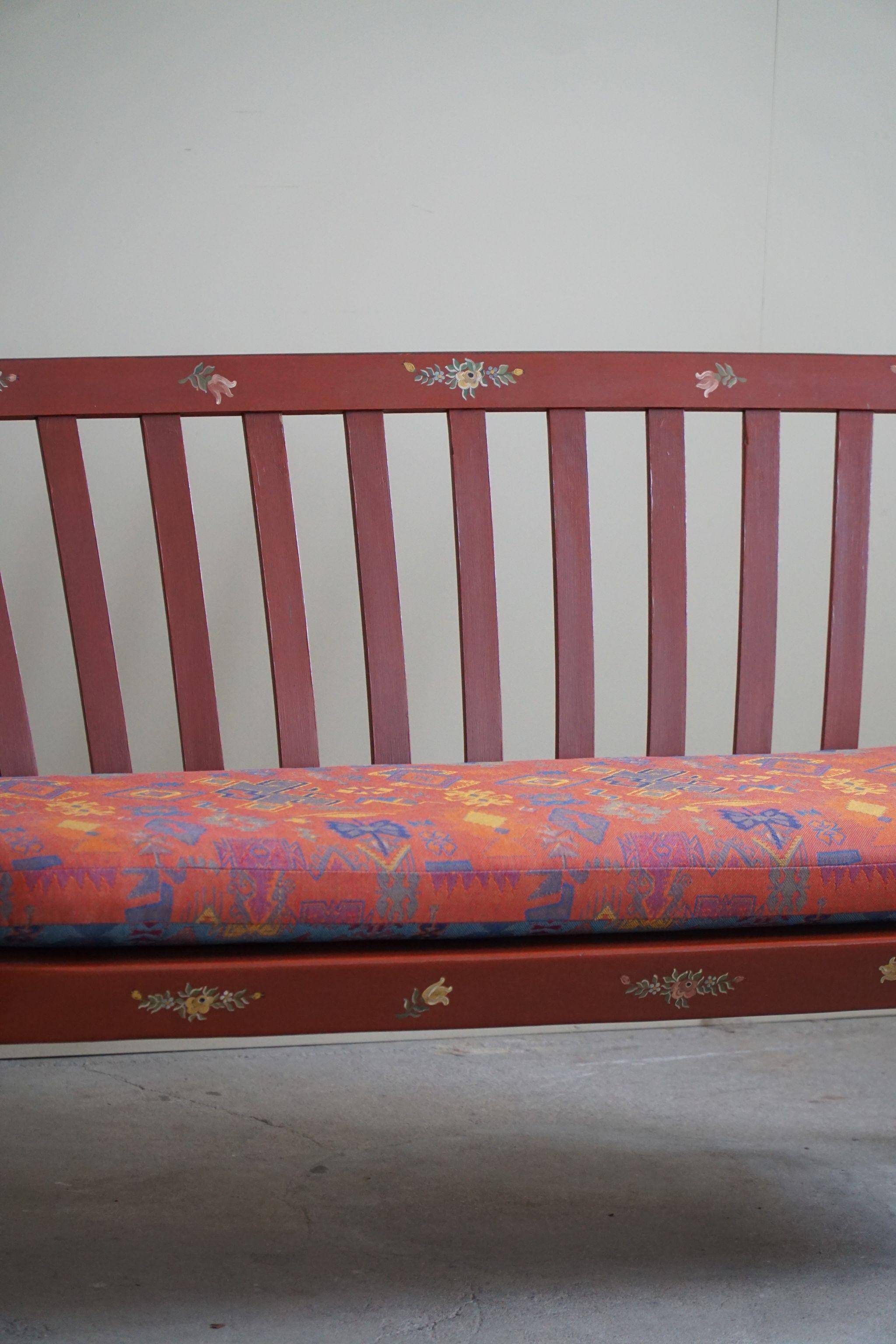 Fritz Hansen, "Canada" Model, 3-Seater Sofa painted Almue, Danish Modern, 1939