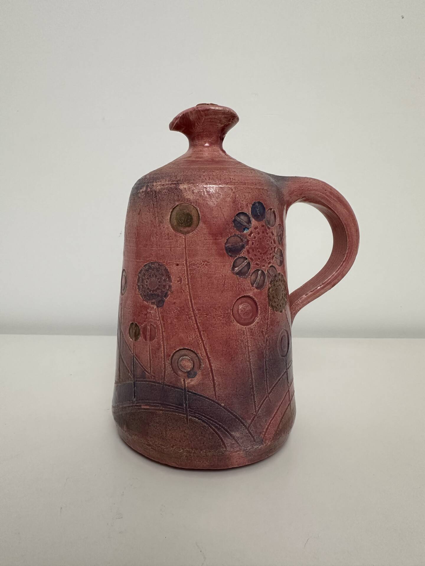 Ceramic jug by Patrick Peroz, vintage
