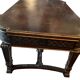 Middle table, to write in blackened and gilded wood, Napoleon III period