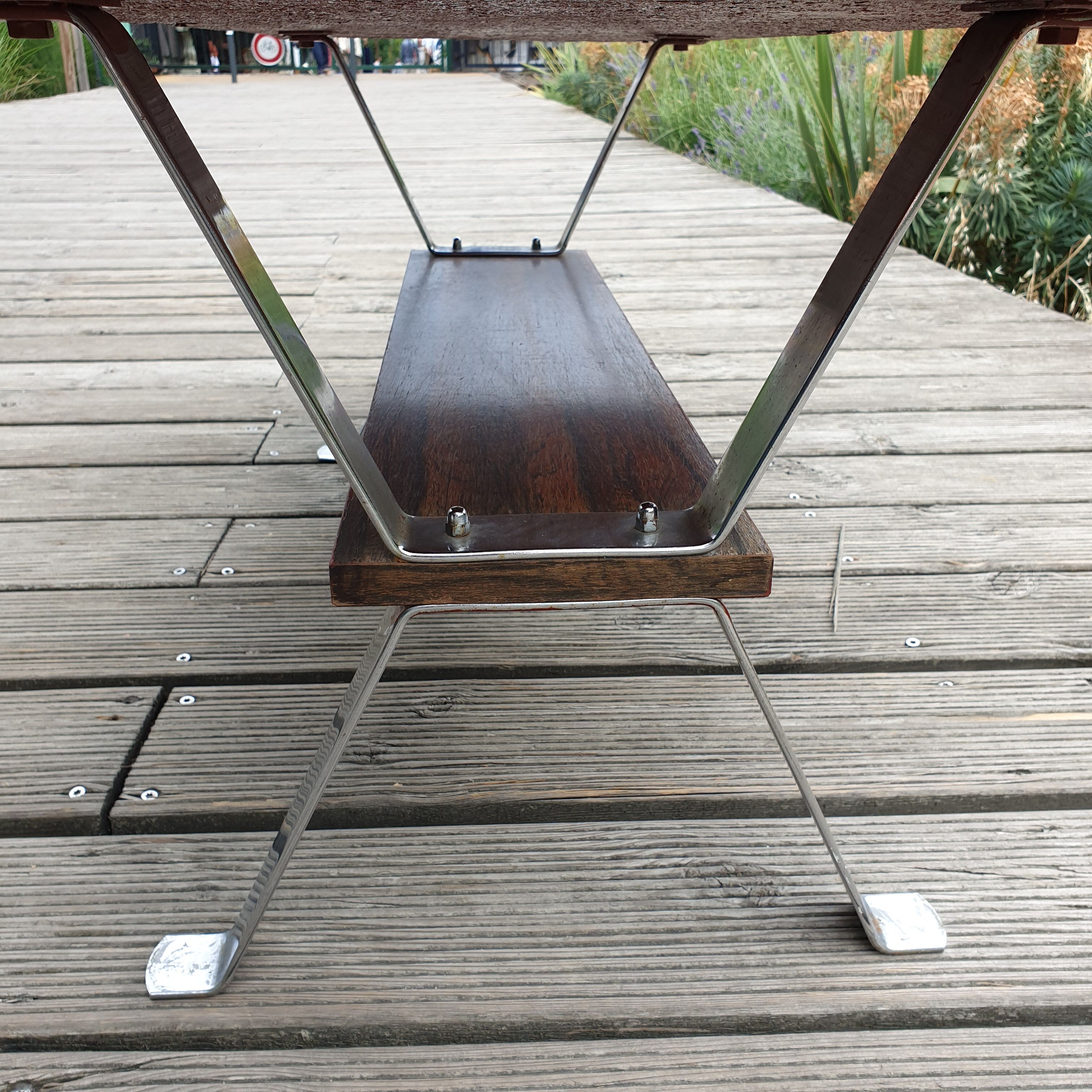 Table basse carrelee design 1960 signed