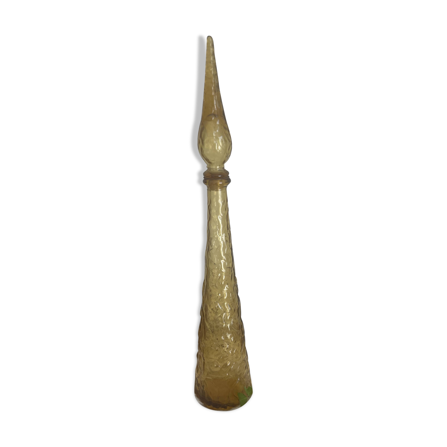 Italian glass carafe from Epoli