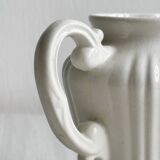 Porcelain sauce boat with blue pastoral pattern