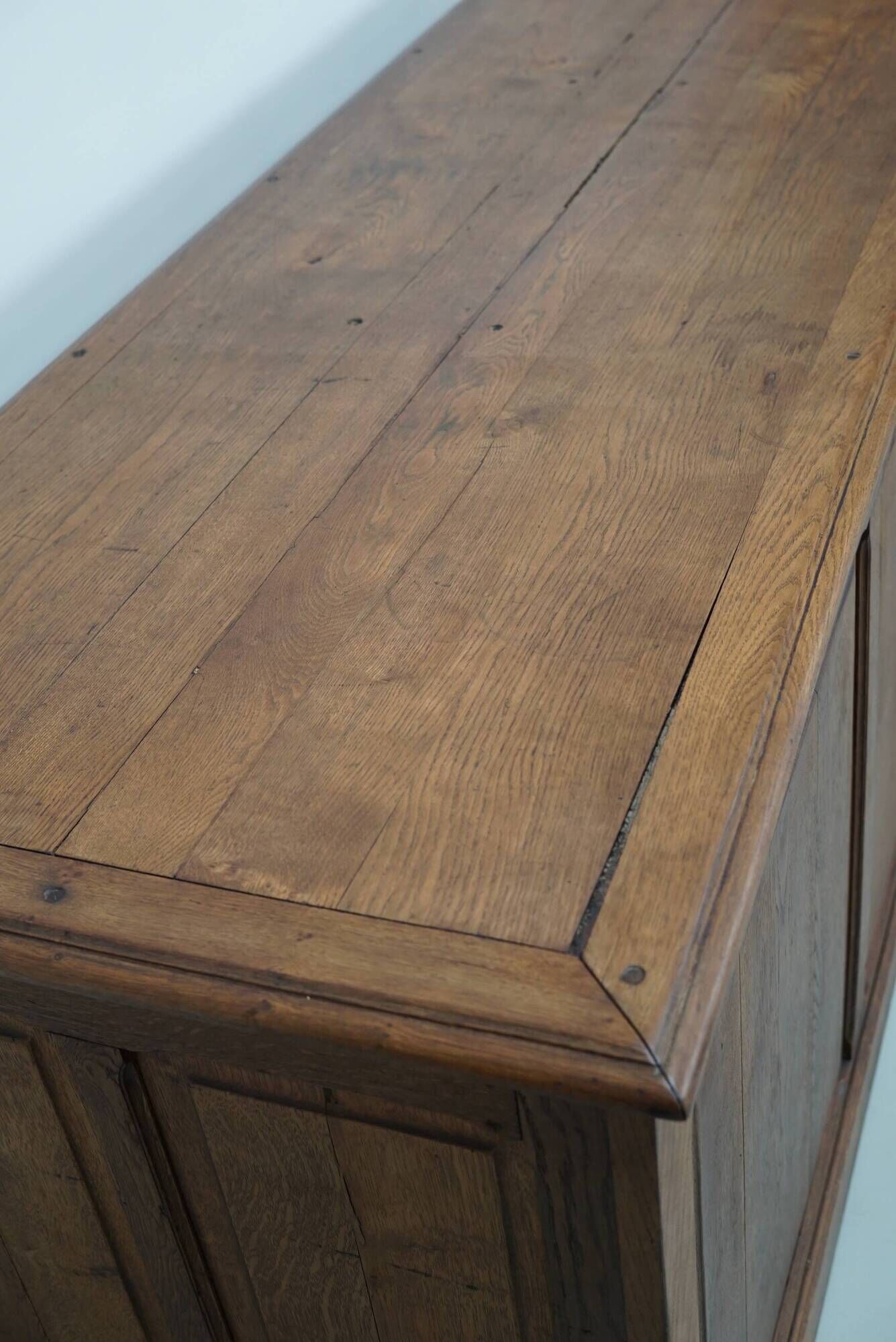 Antique French Oak Apothecary / Filing Cabinet / Kitchen Island, 1920/30s