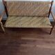 Wooden bench and rope around 1950