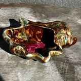 Vintage ceramic seashell trinket tray from Vallauris, 20/17 cm