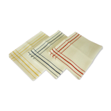 Lot 3 torchons tissage nid d’abeille vintage