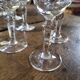 12 antique cut glass glasses – classic style – 50s/60s