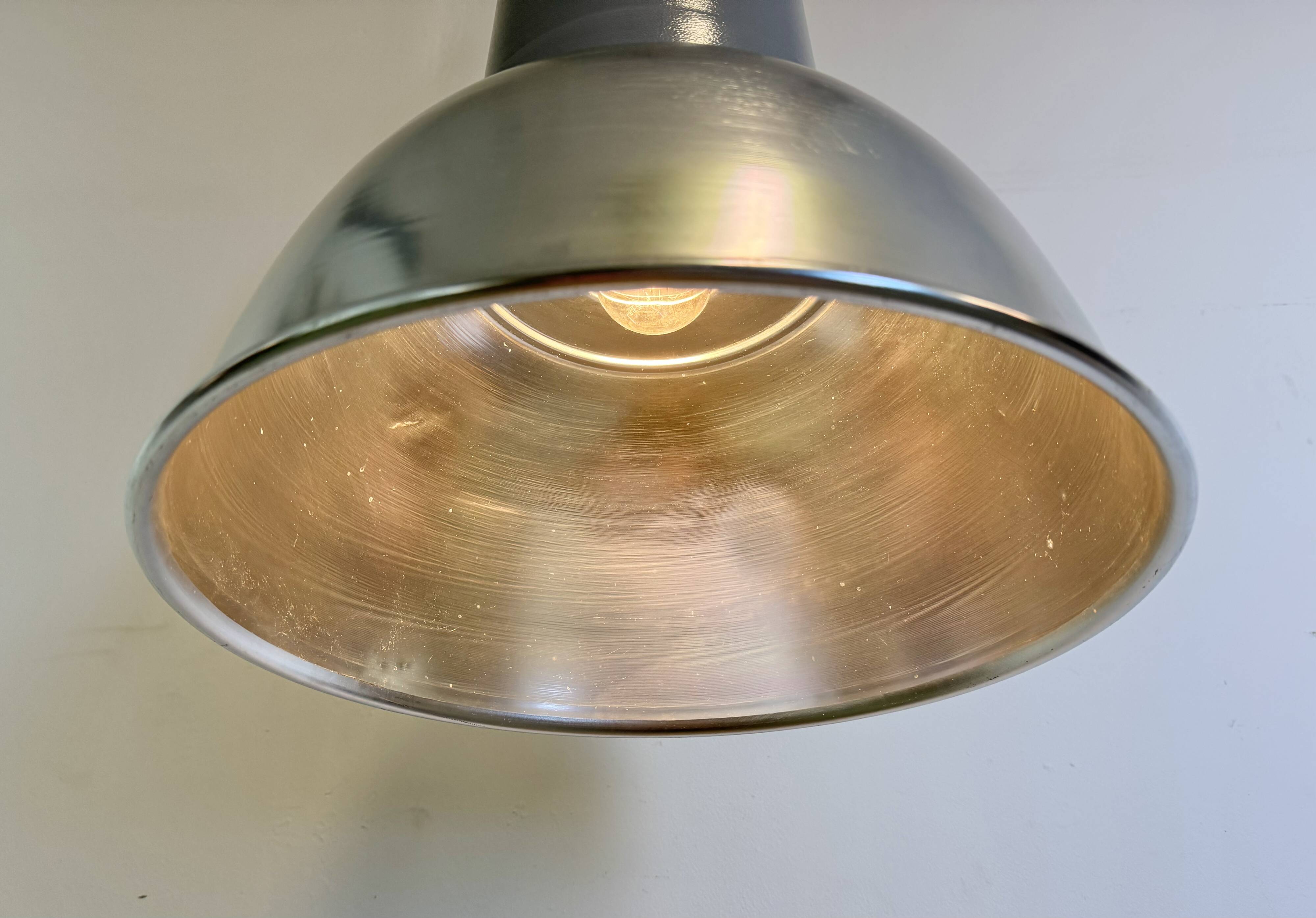 Industrial Italian Aluminium Pendant Lamp from Fael Luce, 1970s