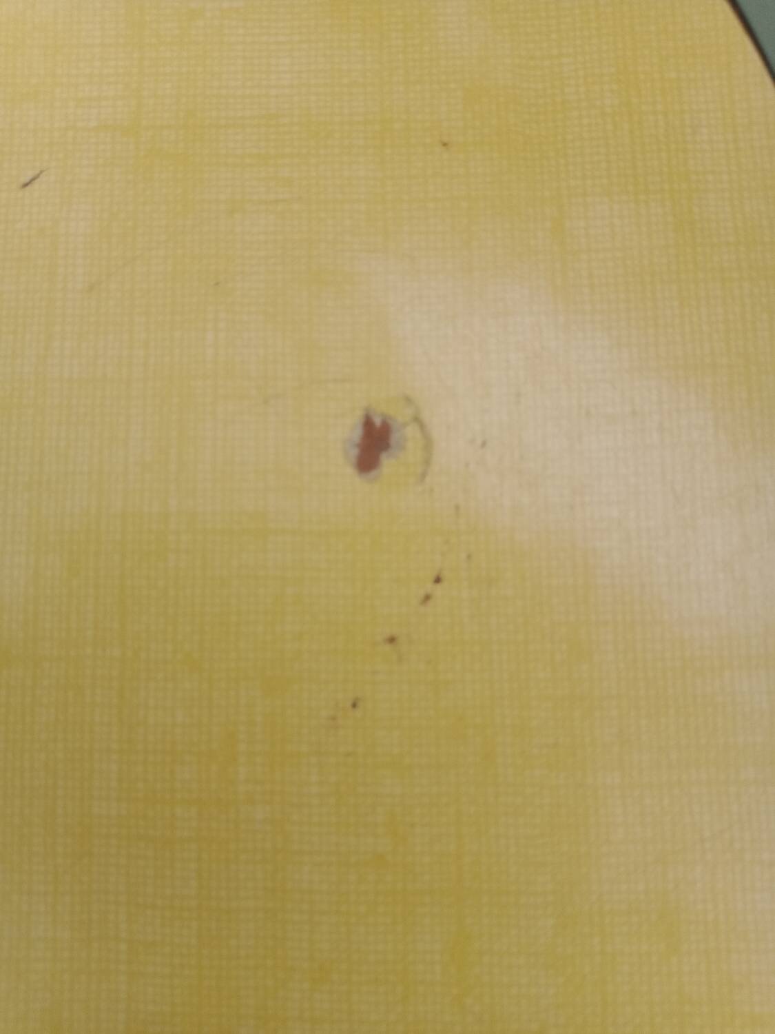 Yellow formica chair