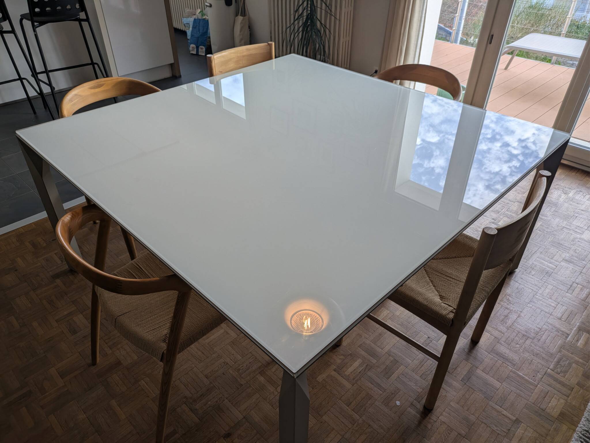 Table verre Bontempi