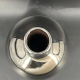 Large Vintage Vase • Chrome Ceramic • XXL • 1970-1980