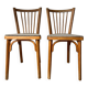 Pair of vintage Baumann bistro chairs