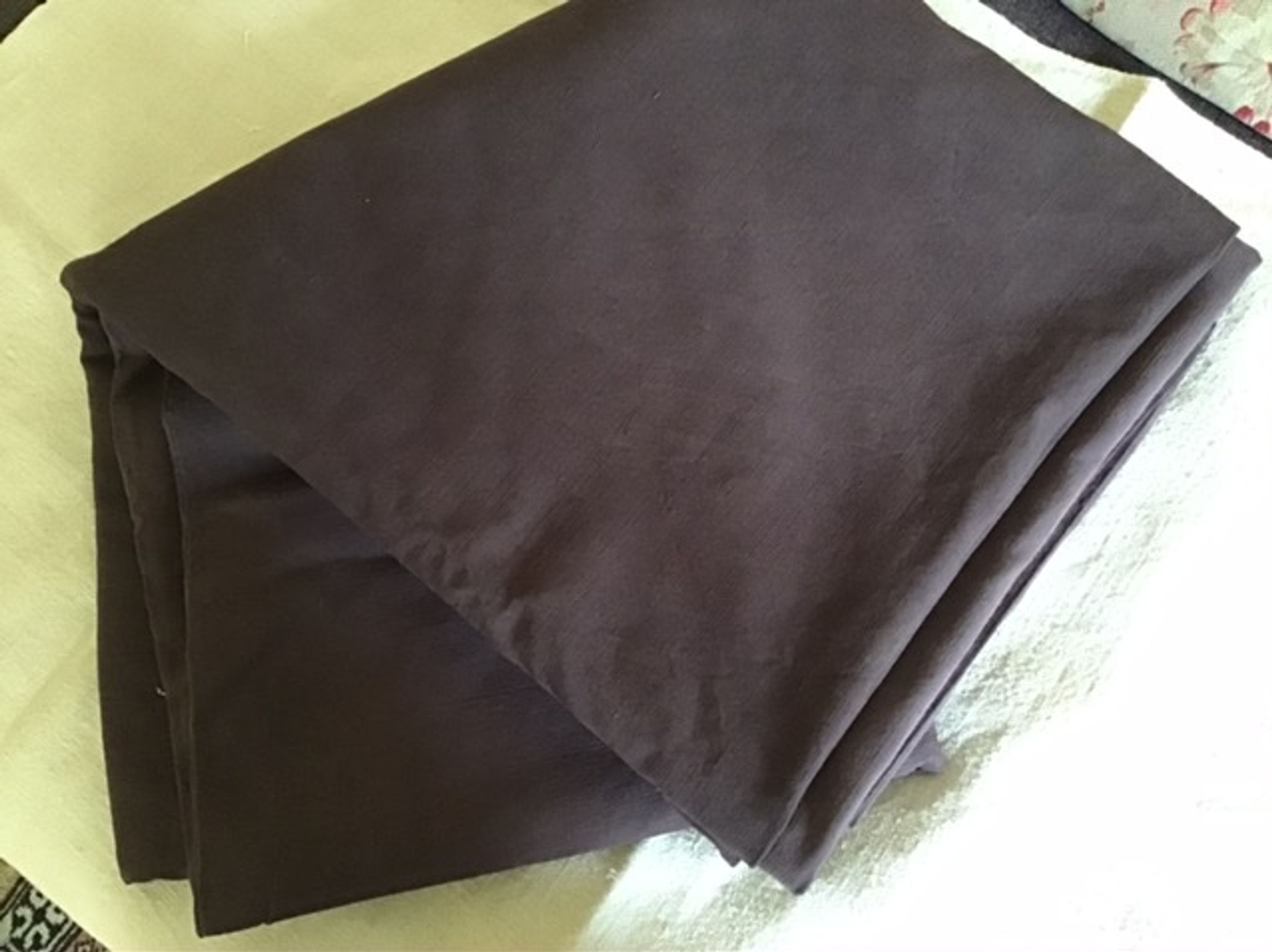 Purple cotton sheet 2mx3m, for country tablecloth