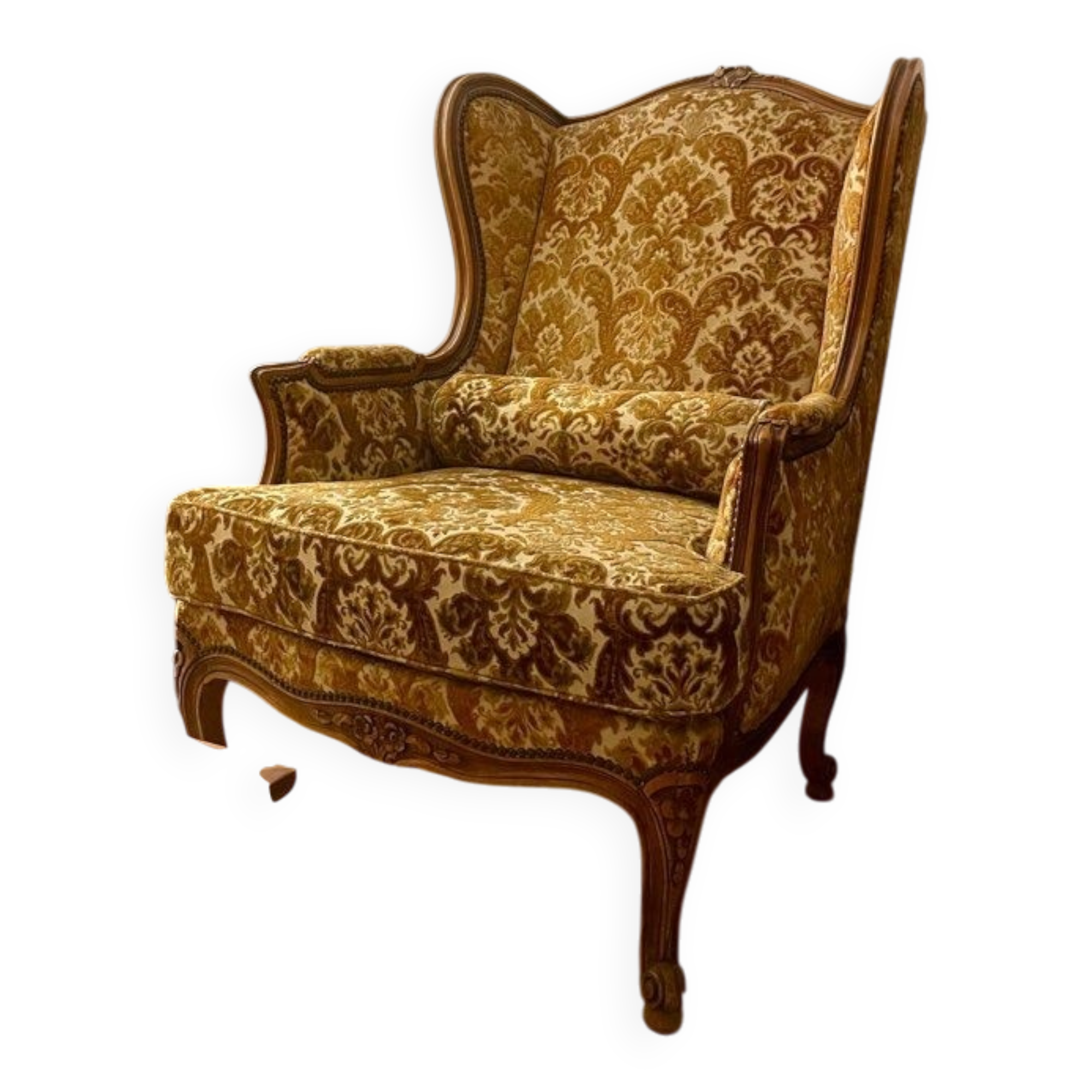 Fauteuil Louis XV à oreilles