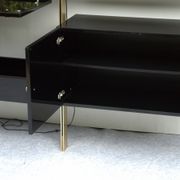 Library shelves in lacquer and brass by Roche Bobois 1970 s