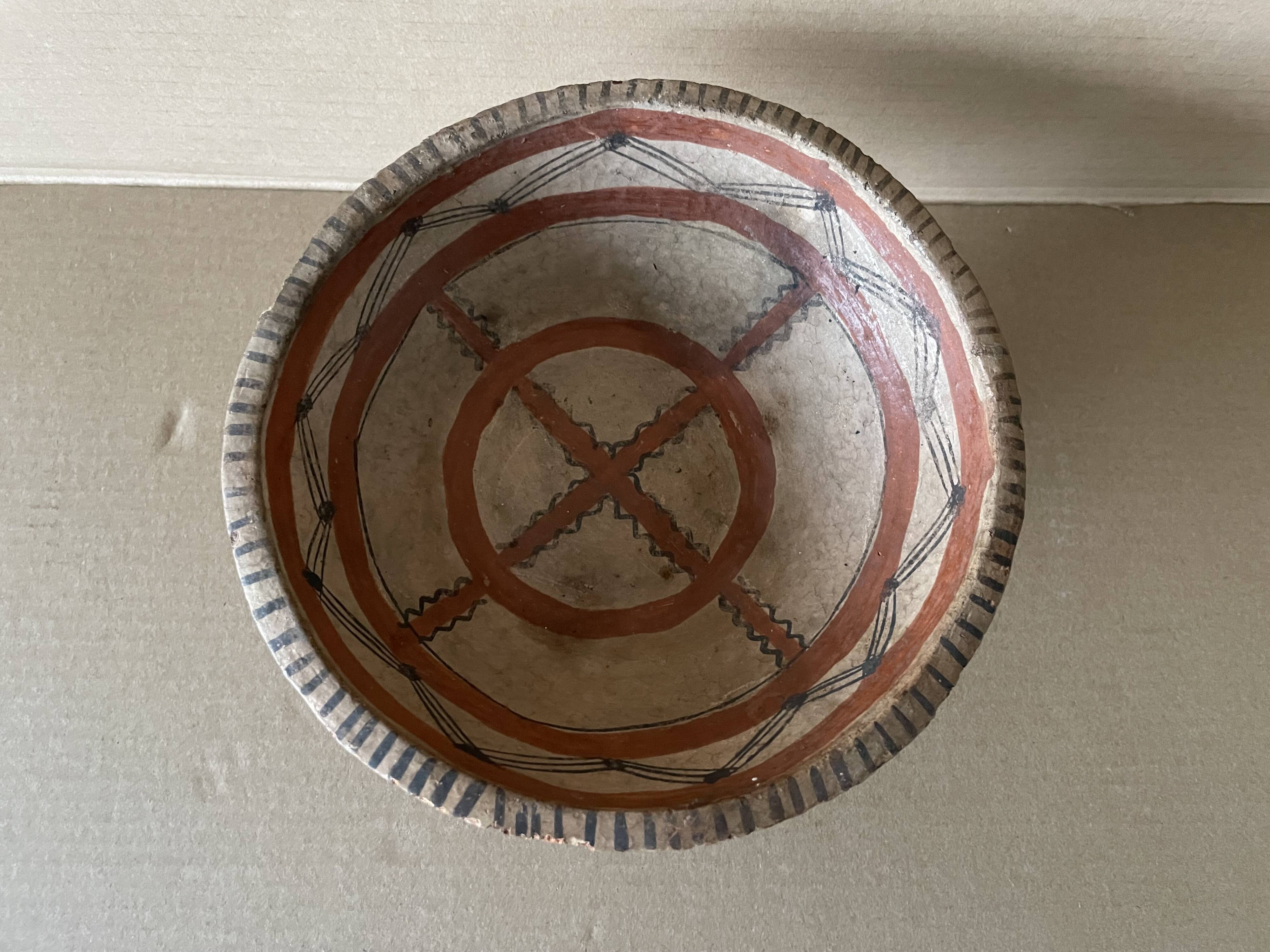 Antique terracotta cup