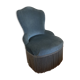 Velvet toad armchair
