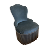 Velvet toad armchair