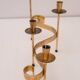 Mid-century modern metal candlesticks by Gunnar Ander for Ystad-Metall, Sweden, 1960s