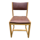 Lot de 4 chaises bois et cuir