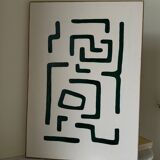 Tableau abstrait sur toile