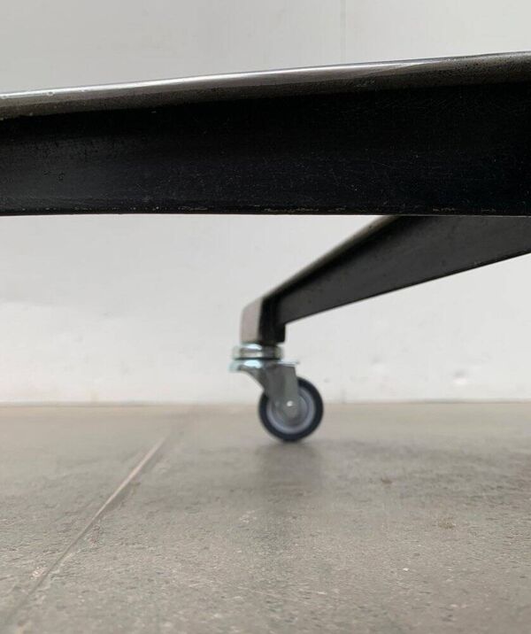 Tabouret de bureau pivotant industriel allemand du milieu du siècle par Schmitz, années 1960