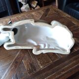 Large ceramic fawn or doe.