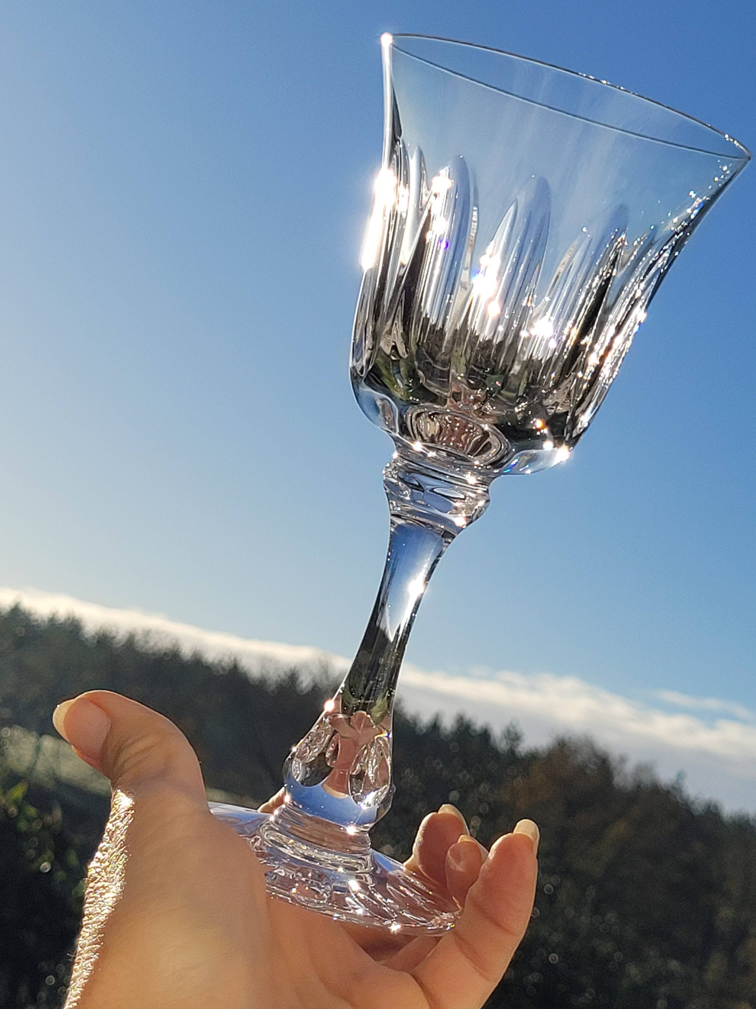 8 verres à eau vin cristal de Sevres