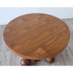 Brutalist tripod coffee table in oak 1940