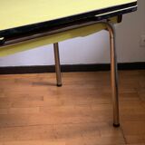 Yellow formica table
